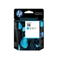 Genuine HP No. 18 Cyan Ink Cartridge
